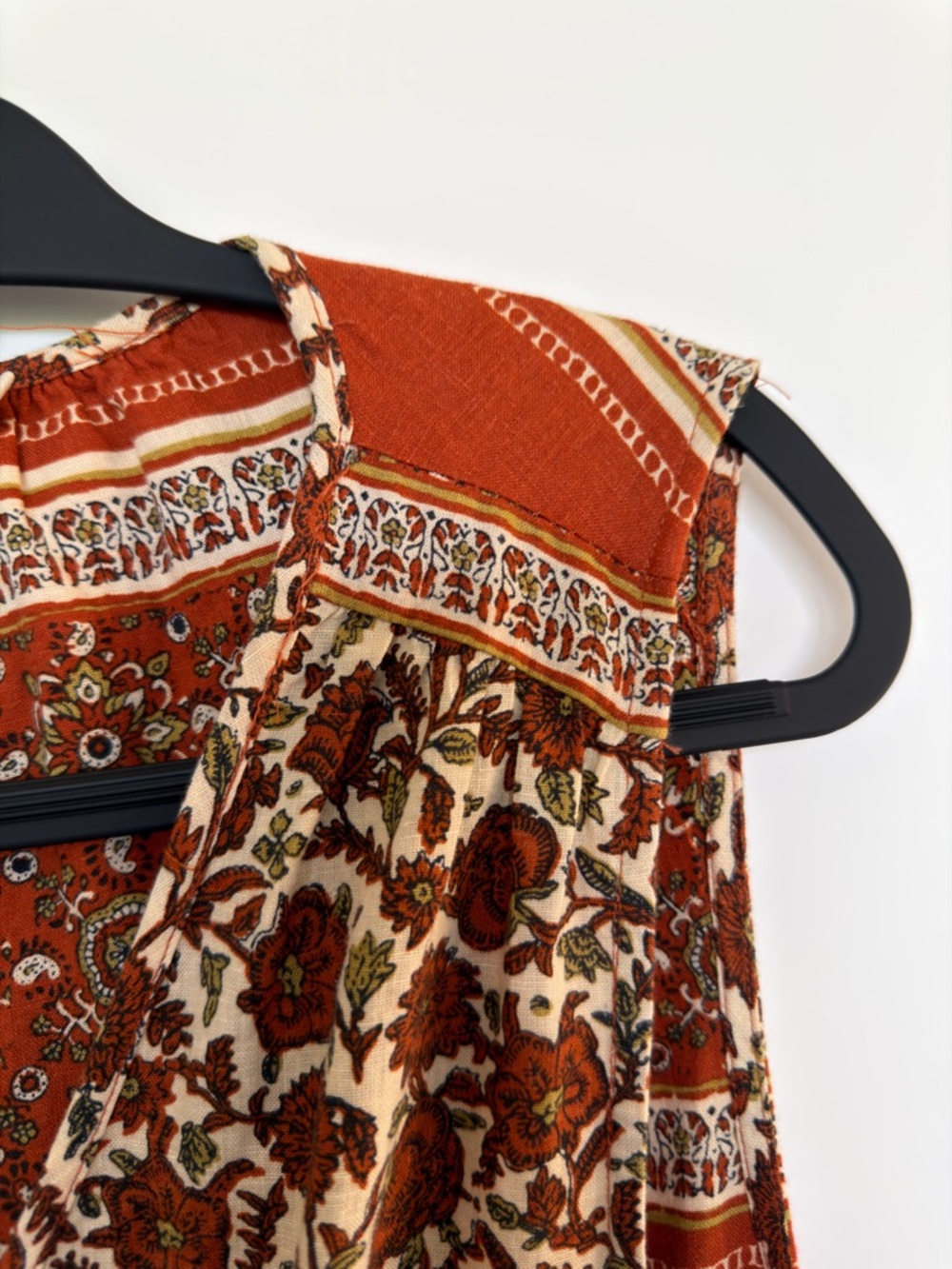 Faherty Ojai Dress Umber Folly Floral (PLEASE READ DESCRIPTION) - Picture 5 of 8